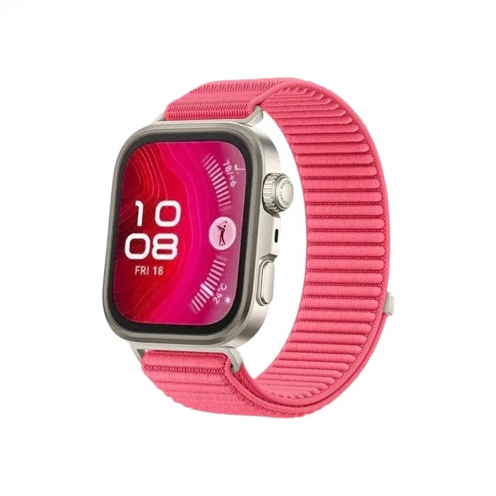 Mey İthalat®  Huawei Fit 4 Braid Kordon - Rose