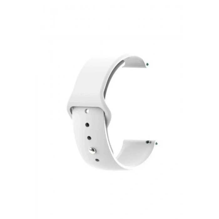 Mey İthalat®  Huawei GT4 41mm 18mm Klasik Kordon - Beyaz