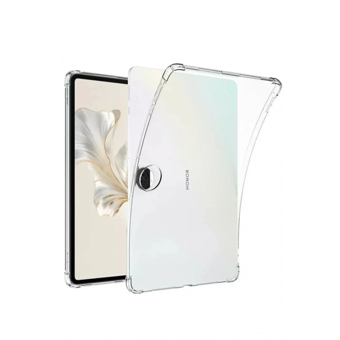 Mey İthalat®  Huawei Honor Pad 9 Kılıf Anti Shock Tablet Silikon - Şeffaf