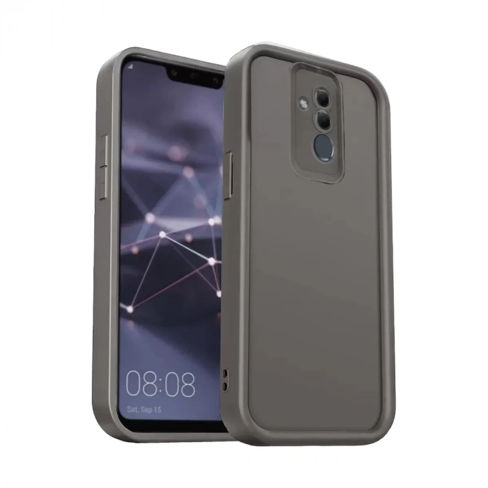 Mey İthalat®  Huawei Mate 20 Lite Kılıf Viera Silikon - Gri