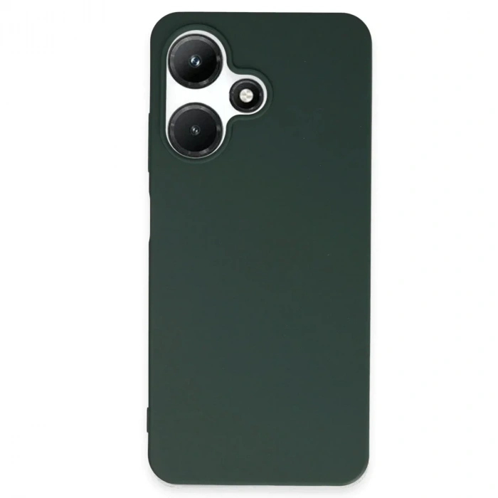 Mey İthalat®  İnfinix Hot 30i Kılıf First Silikon - Koyu Yeşil
