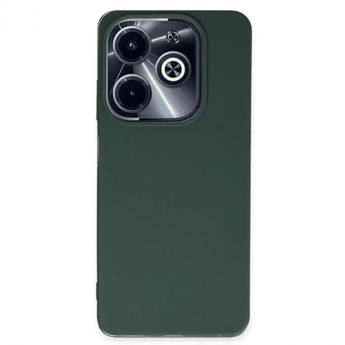 Mey İthalat®  İnfinix Hot 40i Kılıf First Silikon - Koyu Yeşil