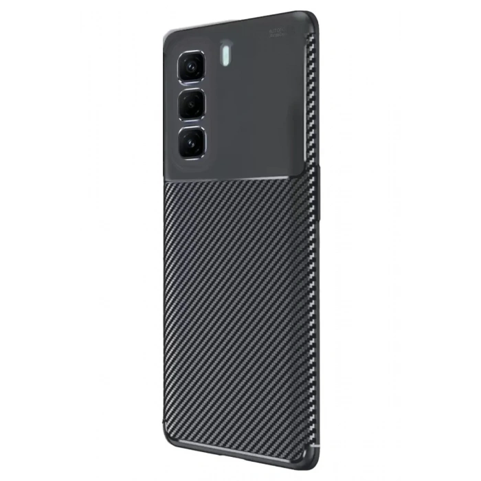 Mey İthalat®  İnfinix Hot 50 Pro Plus 4G Auto Focus Karbon Kapak - Siyah