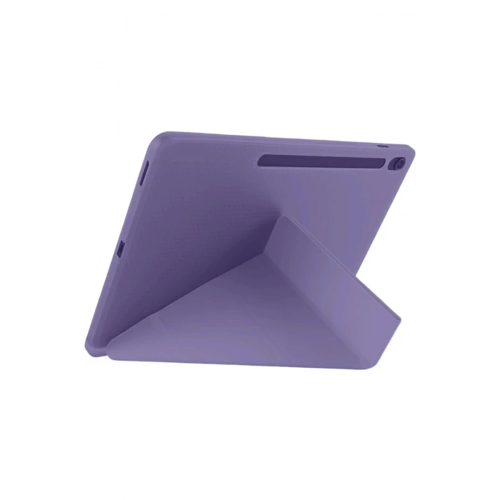 Mey İthalat®  iPad Pro 11 (2024) Kılıf Kalemlikli Hugo Tablet Kılıfı - Mor