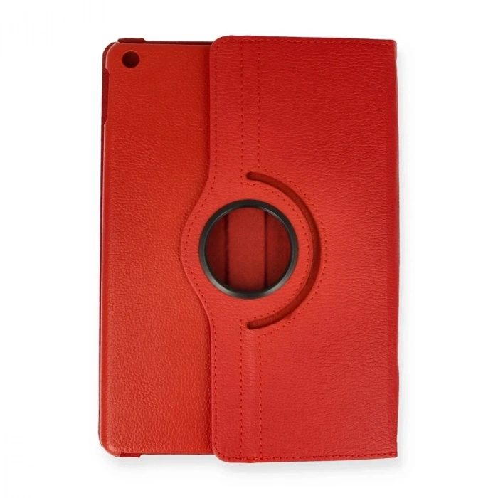 Mey İthalat®  iPad Pro 13 (2024) Kılıf 360 Tablet Deri Kılıf - Kırmızı