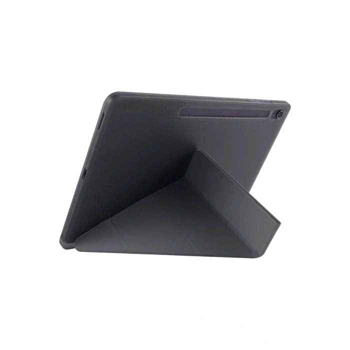 Mey İthalat®  iPad Pro 13 (2024) Kılıf Kalemlikli Hugo Tablet Kılıfı - Siyah