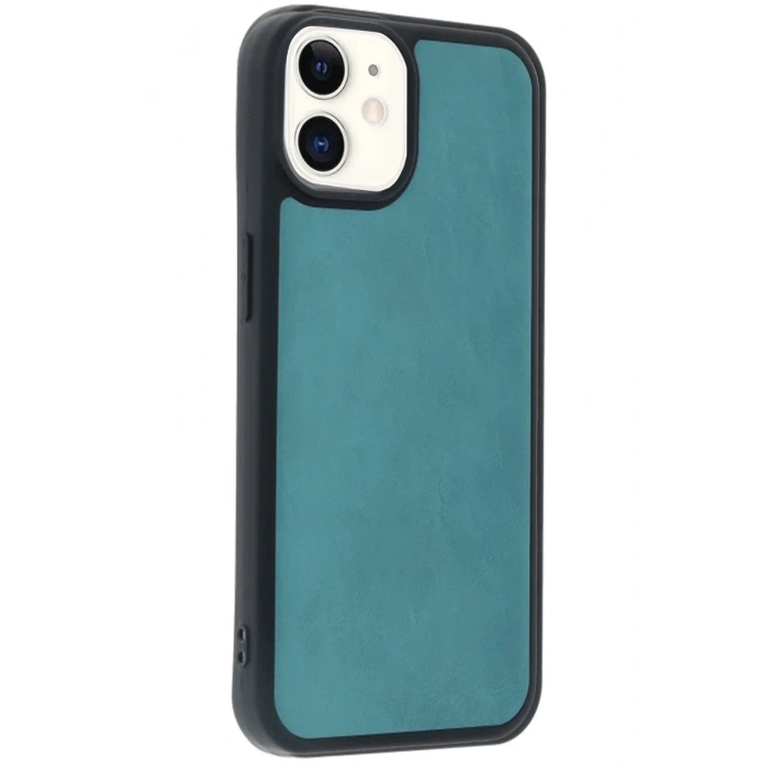 Mey İthalat®  iPhone 11 Kılıf Aras Deri Kapak - Açık Yeşil
