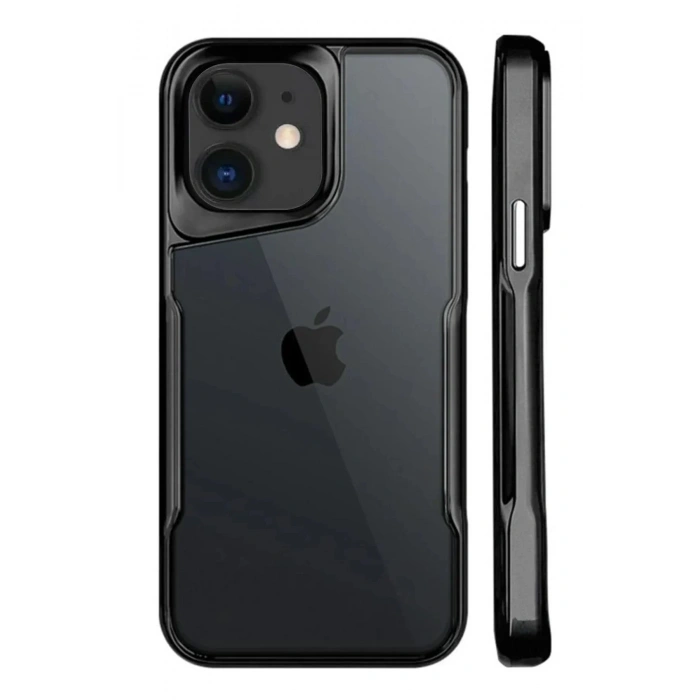Mey İthalat®  iPhone 11 Kılıf Boyi Silikon Kapak - Siyah