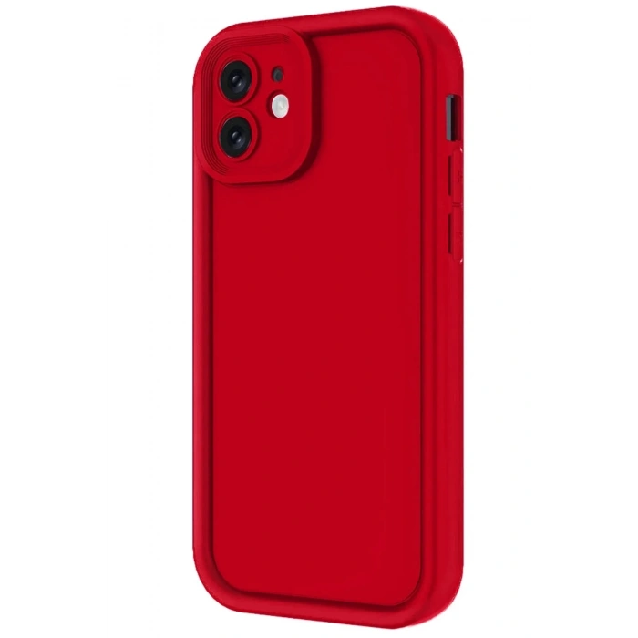 Mey İthalat®  iPhone 11 Kılıf Viera Silikon - Kırmızı