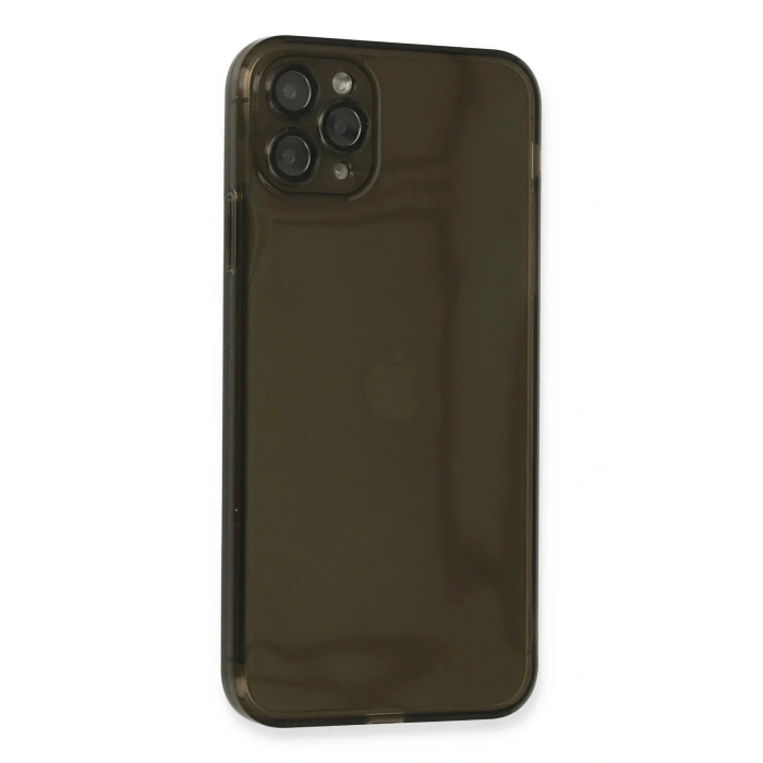 Mey İthalat®  iPhone 11 Pro Kılıf Fly Lens Silikon - Siyah