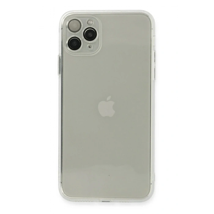 Mey İthalat®  iPhone 11 Pro Max Kılıf Fly Lens Silikon - Şeffaf