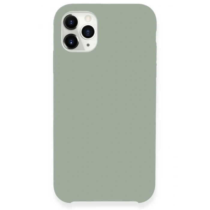 Mey İthalat®  iPhone 11 Pro Max Kılıf Lansman Legant Silikon - Açık Gri