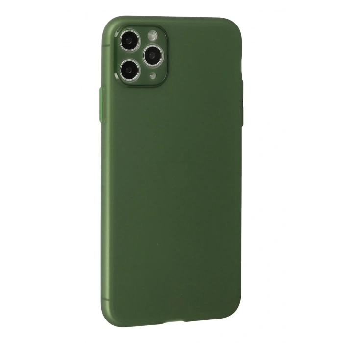 Mey İthalat®  iPhone 11 Pro Max Kılıf Puma Silikon - Yeşil
