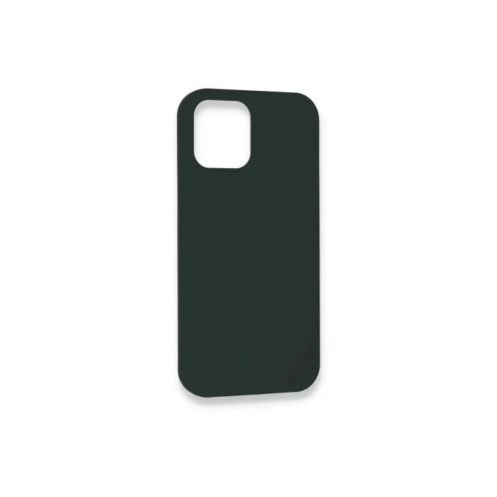 Mey İthalat®  iPhone 12 Pro Kılıf Lansman Legant Silikon - Koyu Yeşil