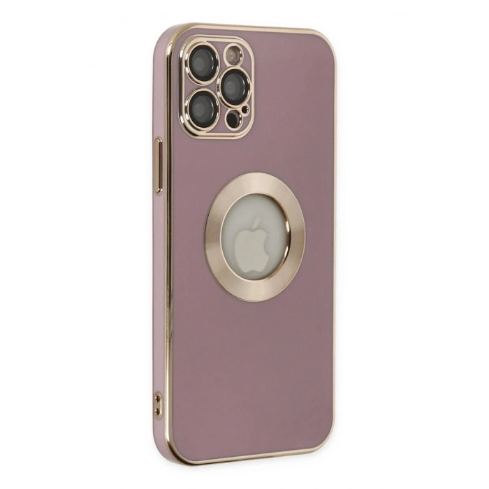 Mey İthalat®  iPhone 12 Pro Kılıf Store Silikon - Mor