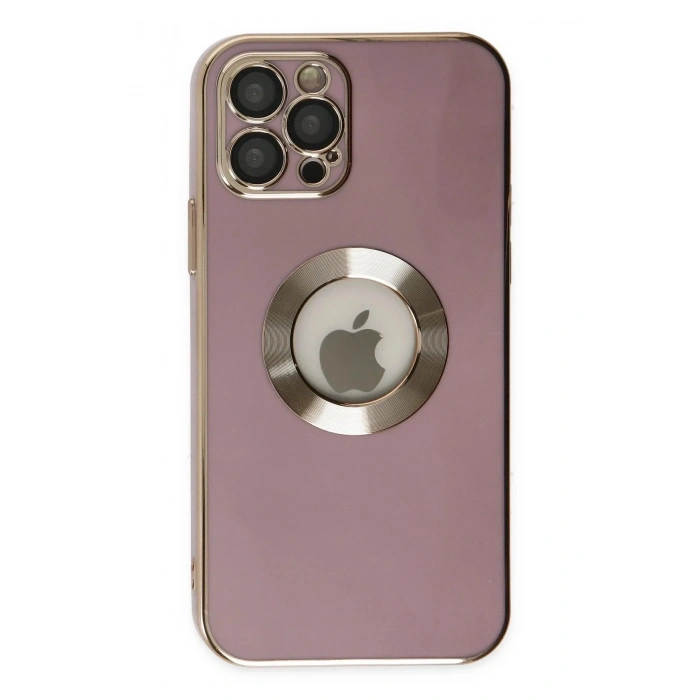 Mey İthalat®  iPhone 12 Pro Kılıf Store Silikon - Mor