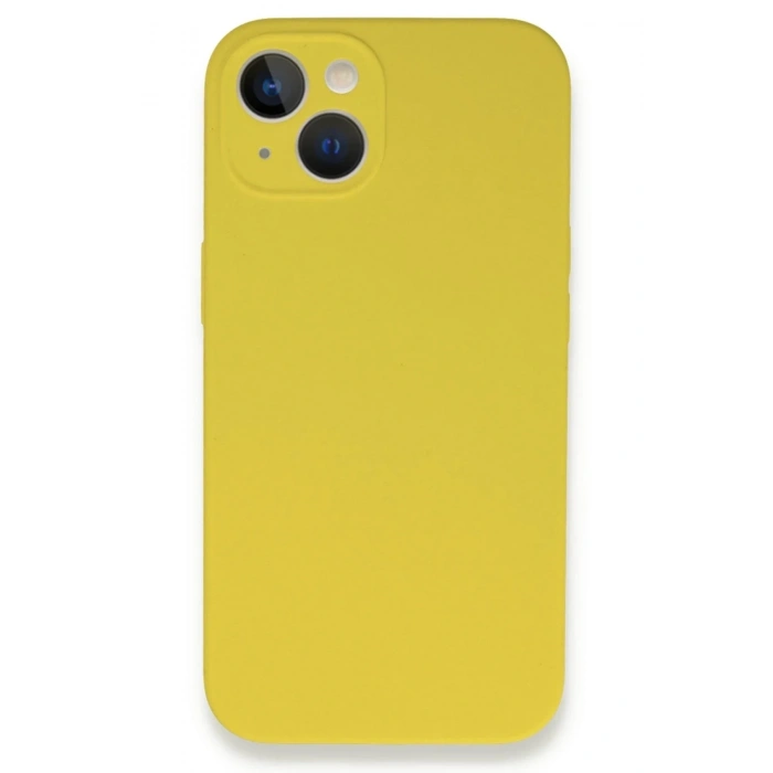 Mey İthalat®  iPhone 13 Mini Kılıf Lansman Legant Silikon - Sarı