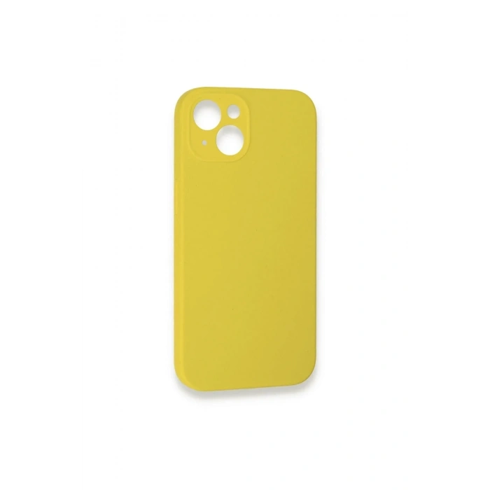 Mey İthalat®  iPhone 13 Mini Kılıf Lansman Legant Silikon - Sarı