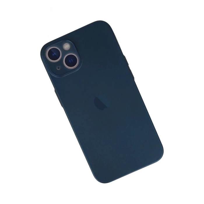 Mey İthalat®  iPhone 13 Mini Kılıf PP Ultra İnce Kapak - Mavi