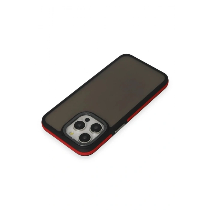 Mey İthalat®  iPhone 13 Pro Max Harvel Kapak - Kırmızı