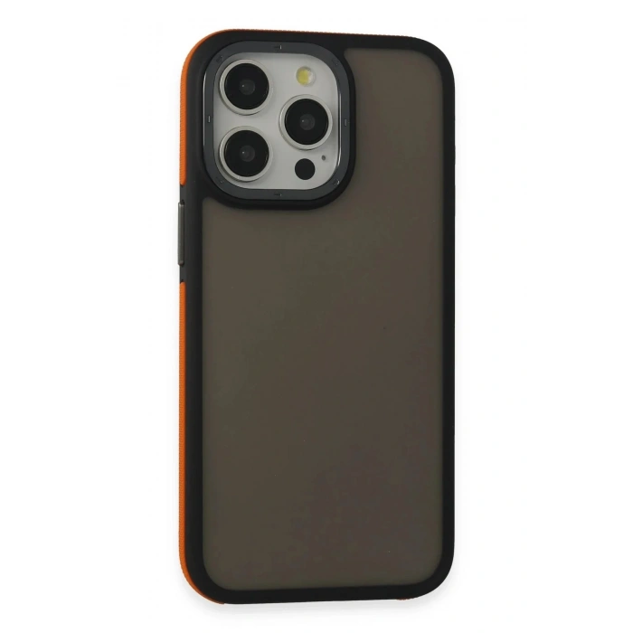 Mey İthalat®  iPhone 13 Pro Max Harvel Kapak - Turuncu