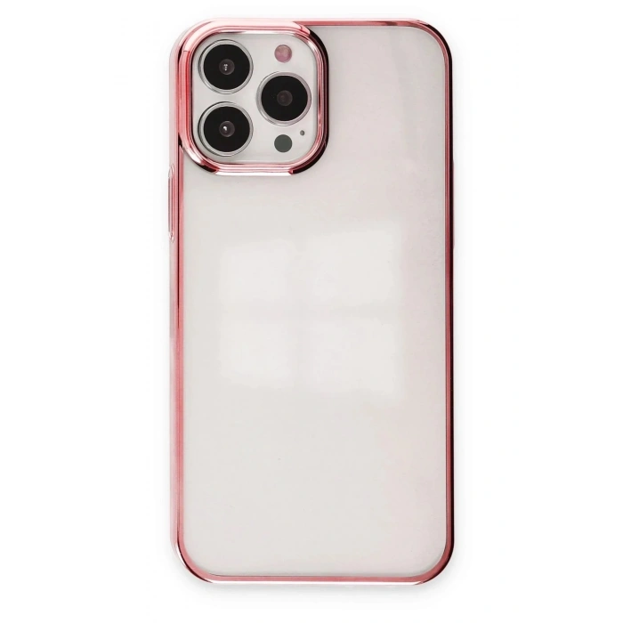 Mey İthalat®  iPhone 13 Pro Max Kılıf Element Silikon - Pembe