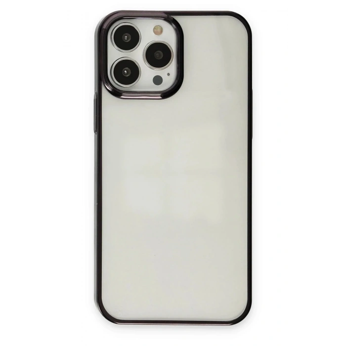 Mey İthalat®  iPhone 13 Pro Max Kılıf Element Silikon - Siyah
