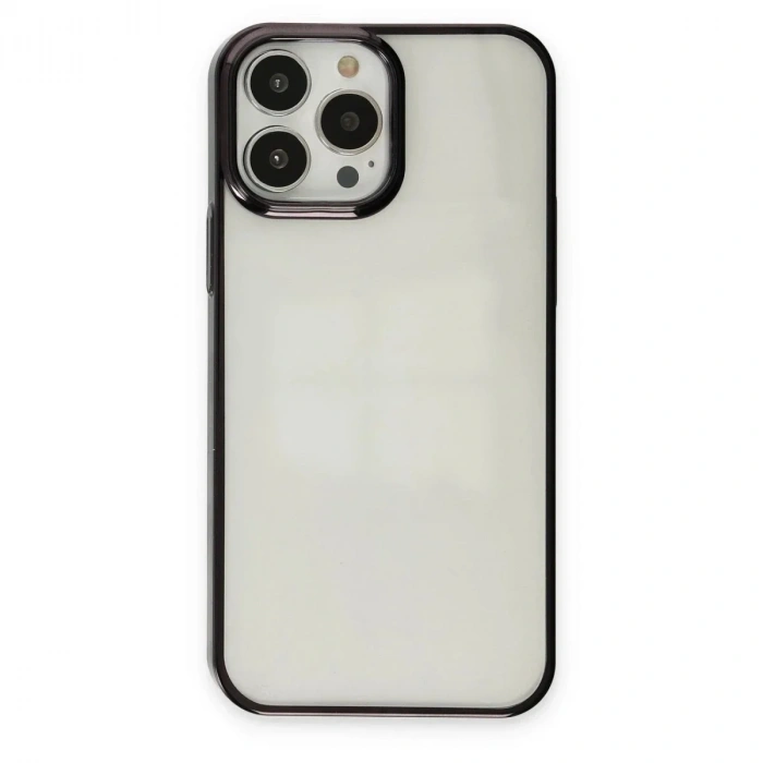 Mey İthalat®  iPhone 13 Pro Max Kılıf Element Silikon - Siyah