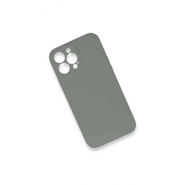 Mey İthalat®  iPhone 13 Pro Max Kılıf Lansman Legant Silikon - Gri