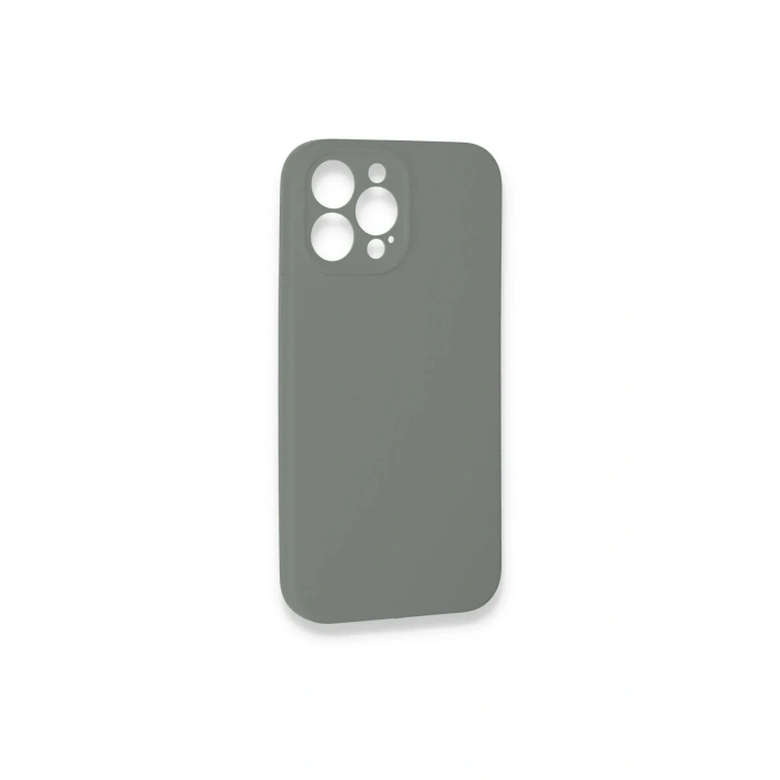 Mey İthalat®  iPhone 13 Pro Max Kılıf Lansman Legant Silikon - Gri