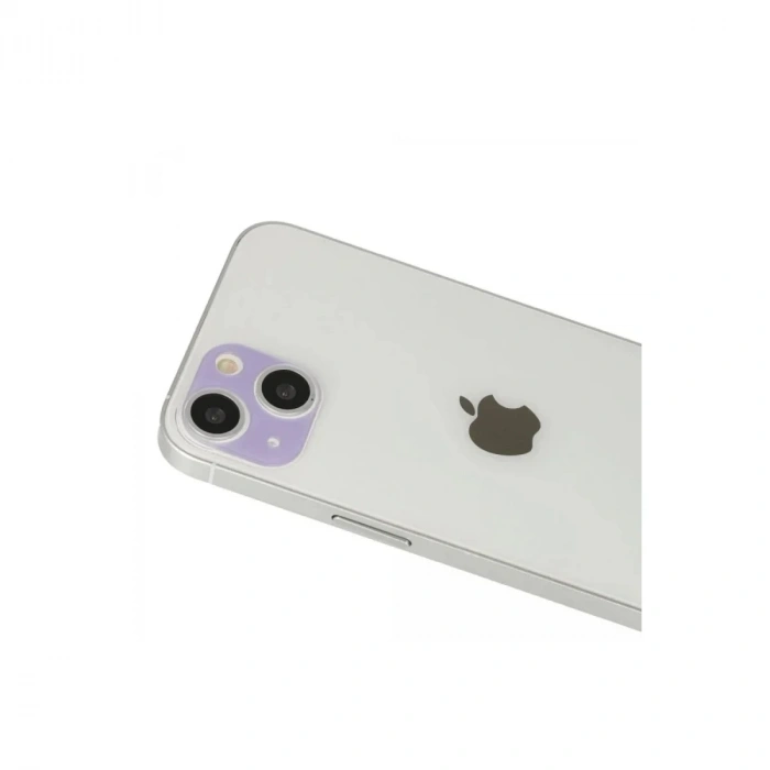 Mey İthalat®  iPhone 13 Rainbow Kamera Lens Koruma Cam - Mor