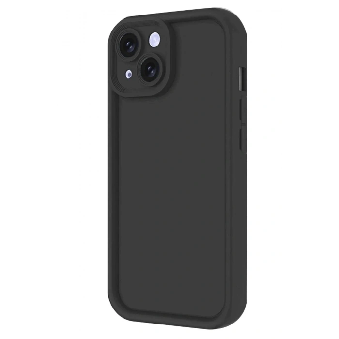Mey İthalat®  iPhone 14 Kılıf Viera Silikon - Siyah