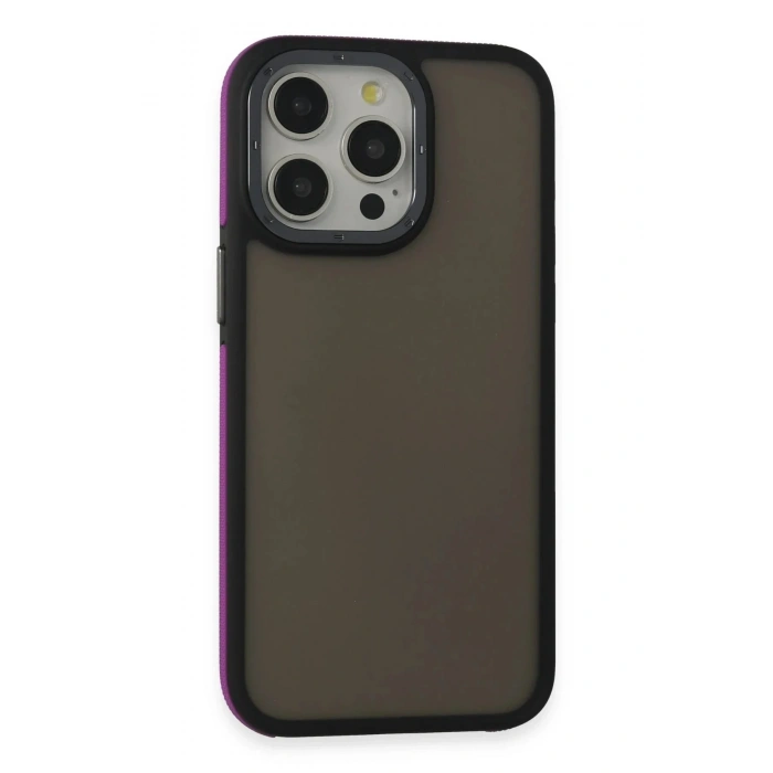 Mey İthalat®  iPhone 14 Pro Max Harvel Kapak - Derin Mor