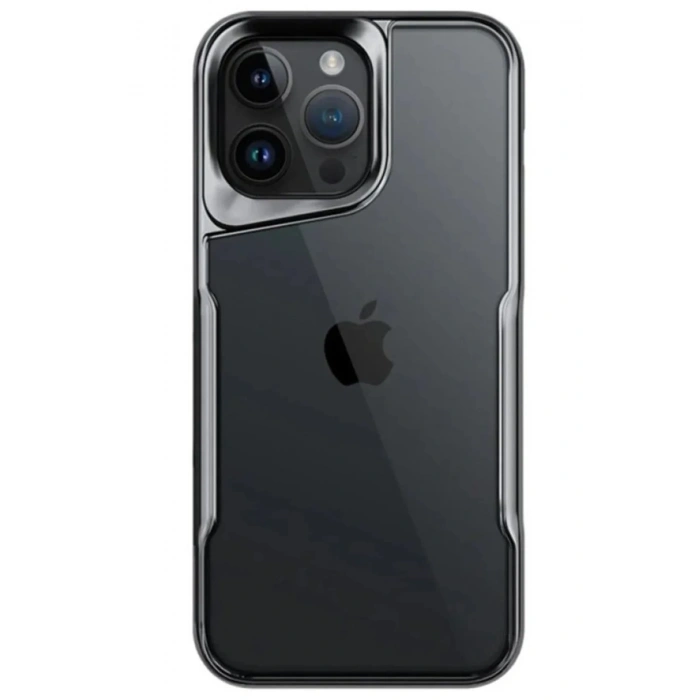 Mey İthalat®  iPhone 14 Pro Max Kılıf Boyi Silikon Kapak - Titan Gri