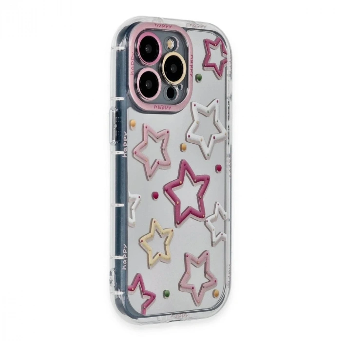 Mey İthalat®  iPhone 14 Pro Max Kılıf Reflexion Desenli Kapak - Desen 3