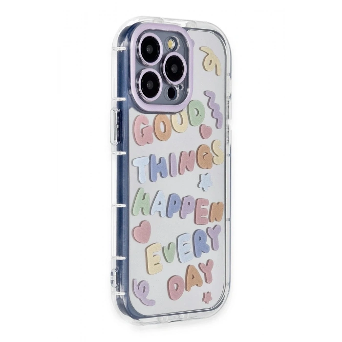 Mey İthalat®  iPhone 14 Pro Max Kılıf Reflexion Desenli Kapak - Desen 7