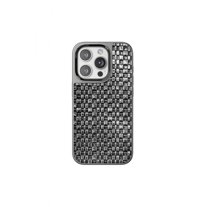 Mey İthalat®  iPhone 15 Pro Max Brand Kapak - Gümüş