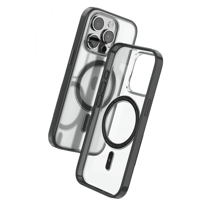 Mey İthalat®   iPhone 15 Pro Max Joly Magsafe Kapak - Siyah