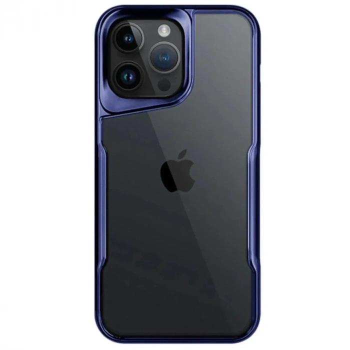 Mey İthalat®  iPhone 15 Pro Max Kılıf Boyi Silikon Kapak - Lacivert