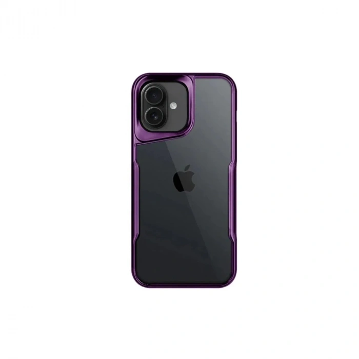 Mey İthalat®  iPhone 16 Plus Kılıf Boyi Silikon Kapak - Derin Mor