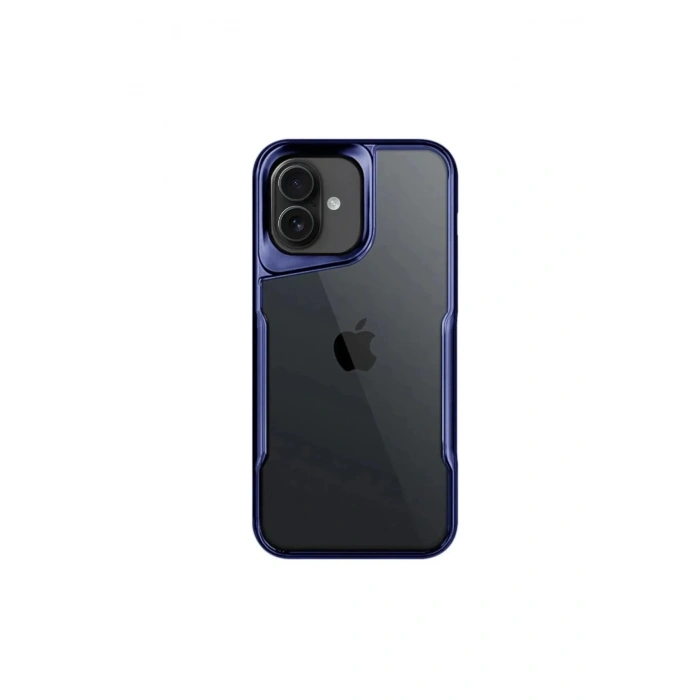 Mey İthalat®  iPhone 16 Plus Kılıf Boyi Silikon Kapak - Lacivert
