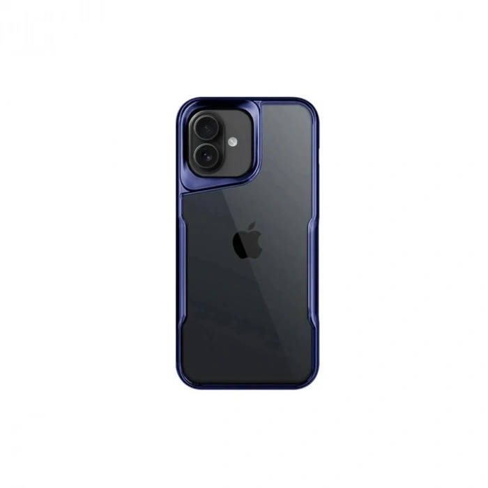 Mey İthalat®  iPhone 16 Plus Kılıf Boyi Silikon Kapak - Lacivert