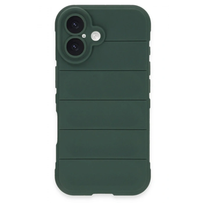 Mey İthalat®  iPhone 16 Plus Kılıf Optimum Silikon - Koyu Yeşil