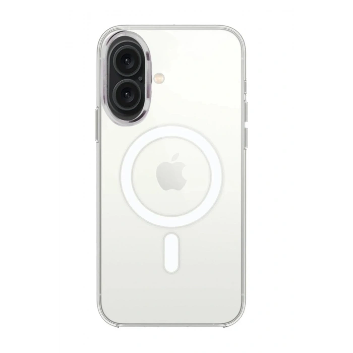 Mey İthalat®  iPhone 16 Plus Kılıf Pc Real Magsafe Kapak - Şeffaf