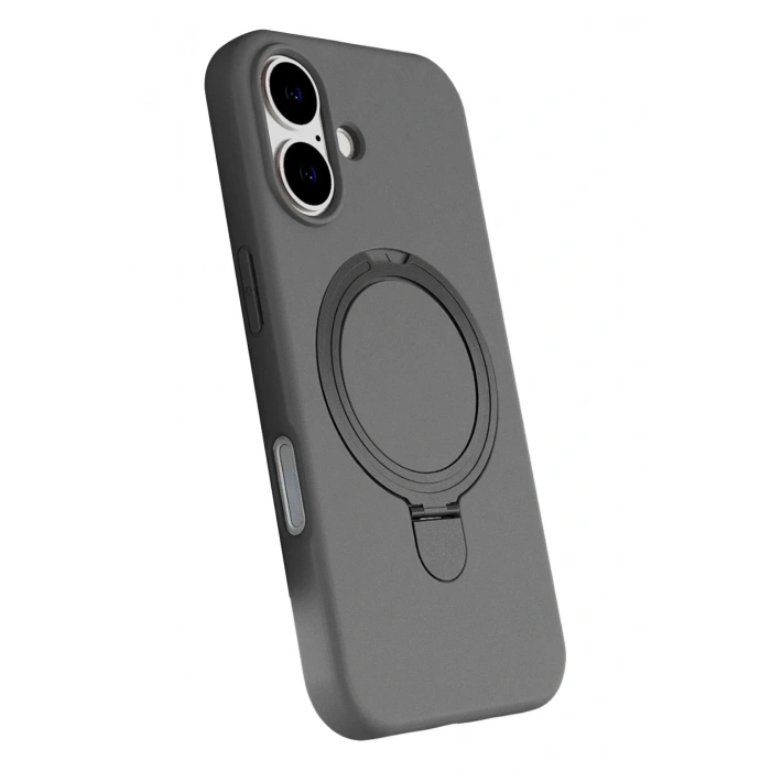 Mey İthalat®   iPhone 16 Plus Regal Magsafe Standlı Kapak - Titan Gri