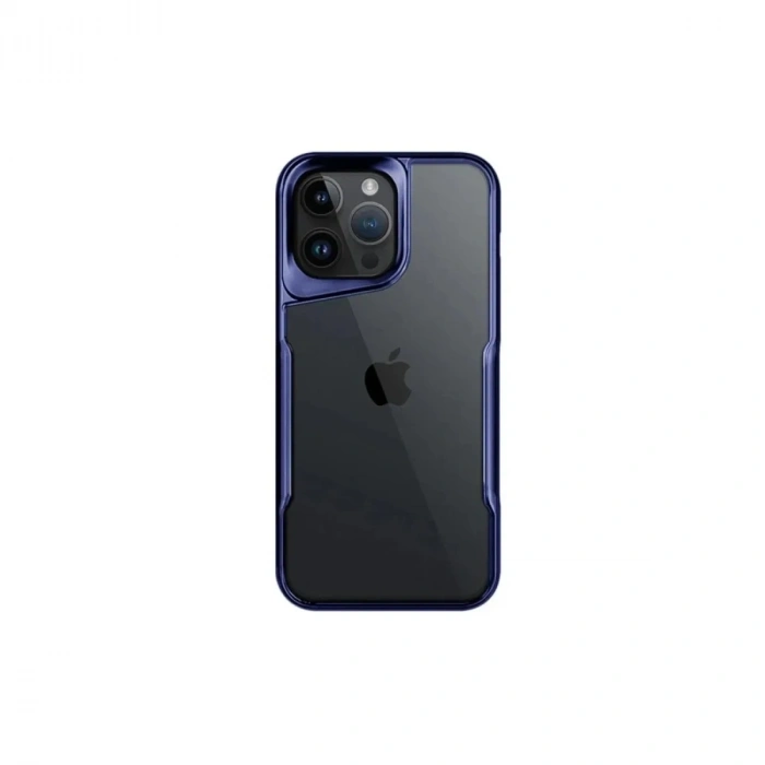 Mey İthalat®  iPhone 16 Pro Kılıf Boyi Silikon Kapak - Lacivert