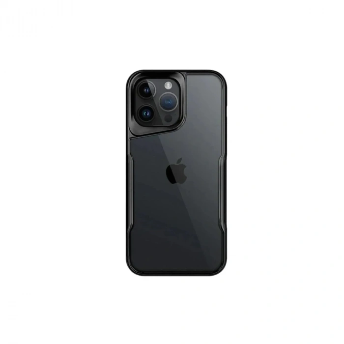 Mey İthalat®  iPhone 16 Pro Kılıf Boyi Silikon Kapak - Siyah