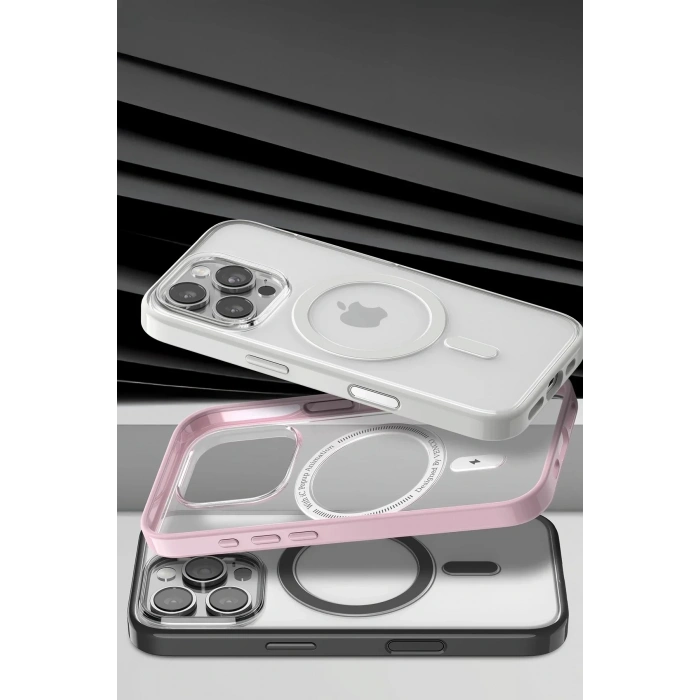 Mey İthalat®   iPhone 16 Pro Max Joly Magsafe Kapak - Siyah