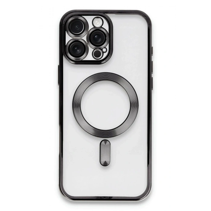 Mey İthalat®  iPhone 16 Pro Max Kılıf Kross Magneticsafe Kapak - Siyah