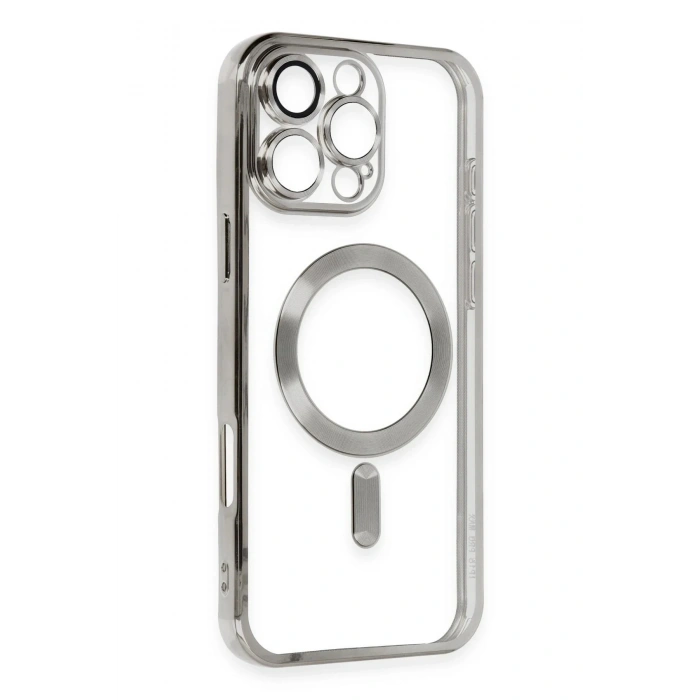 Mey İthalat®  iPhone 16 Pro Max Kılıf Kross Magneticsafe Kapak - Titan Gri